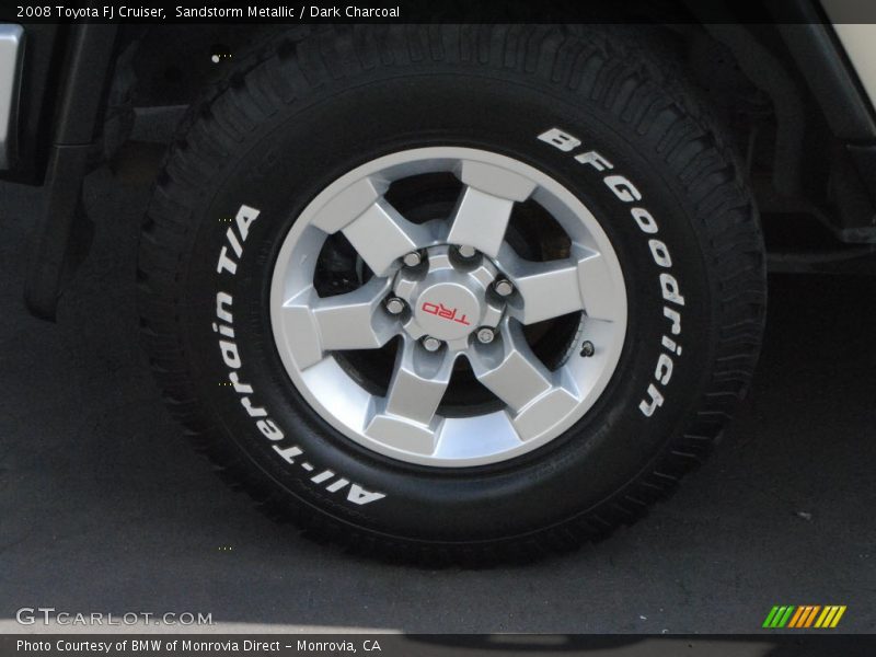 Sandstorm Metallic / Dark Charcoal 2008 Toyota FJ Cruiser