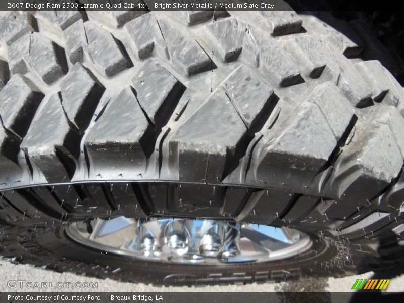 Bright Silver Metallic / Medium Slate Gray 2007 Dodge Ram 2500 Laramie Quad Cab 4x4