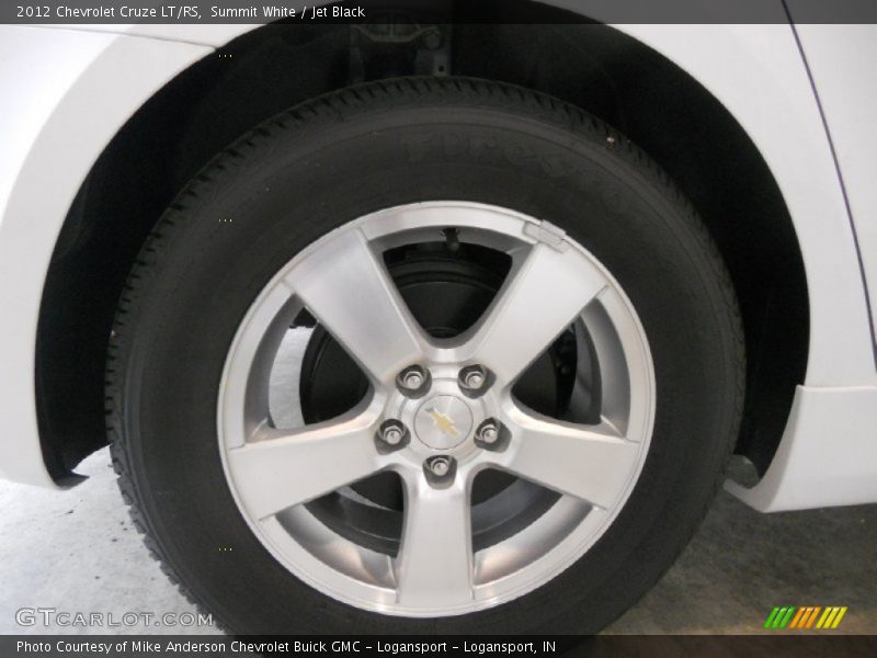 Summit White / Jet Black 2012 Chevrolet Cruze LT/RS