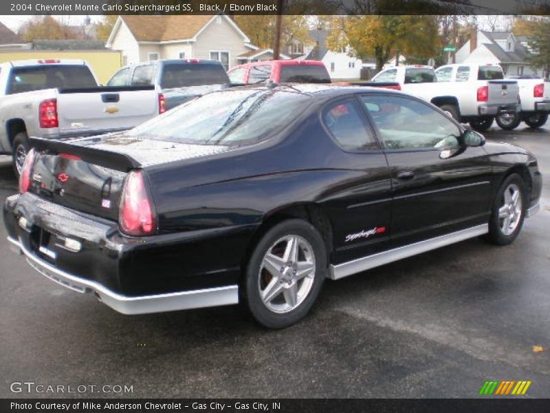 Black / Ebony Black 2004 Chevrolet Monte Carlo Supercharged SS