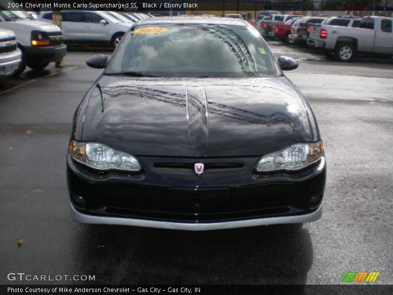 Black / Ebony Black 2004 Chevrolet Monte Carlo Supercharged SS