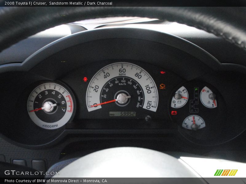 Sandstorm Metallic / Dark Charcoal 2008 Toyota FJ Cruiser