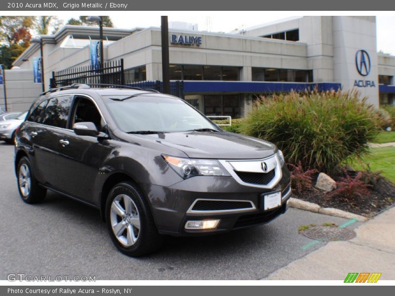 Grigio Metallic / Ebony 2010 Acura MDX