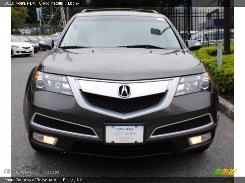 Grigio Metallic / Ebony 2010 Acura MDX