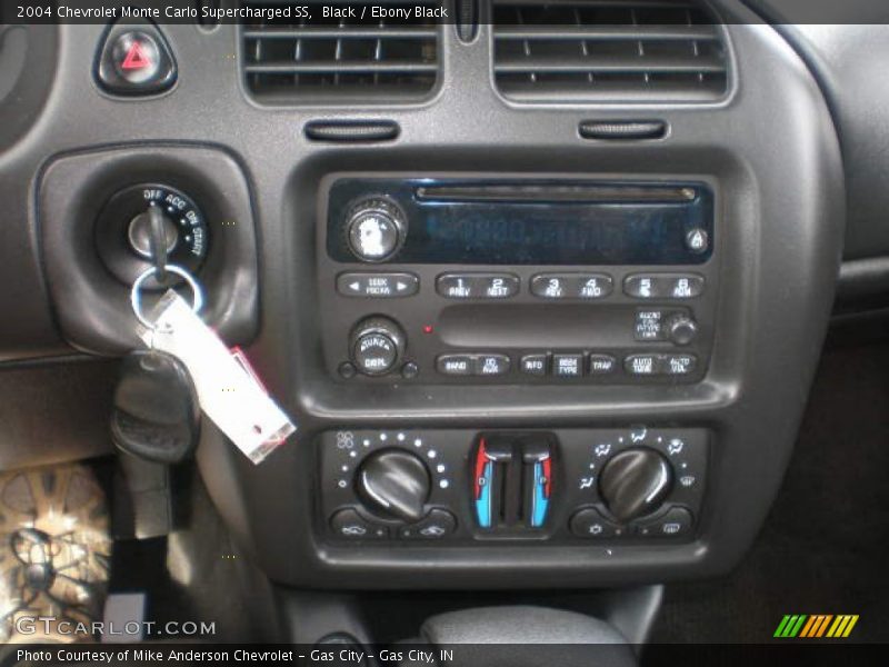 Black / Ebony Black 2004 Chevrolet Monte Carlo Supercharged SS