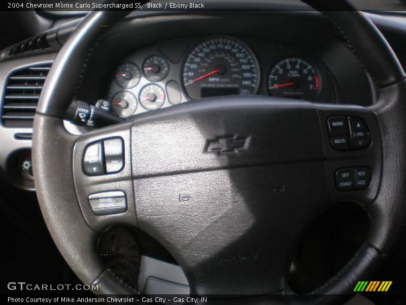 Black / Ebony Black 2004 Chevrolet Monte Carlo Supercharged SS
