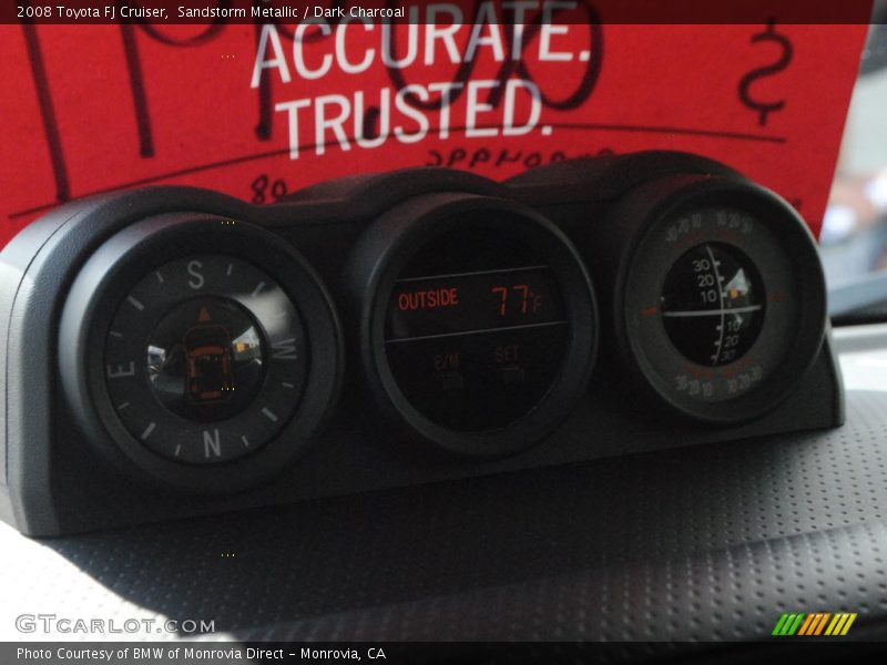 Sandstorm Metallic / Dark Charcoal 2008 Toyota FJ Cruiser