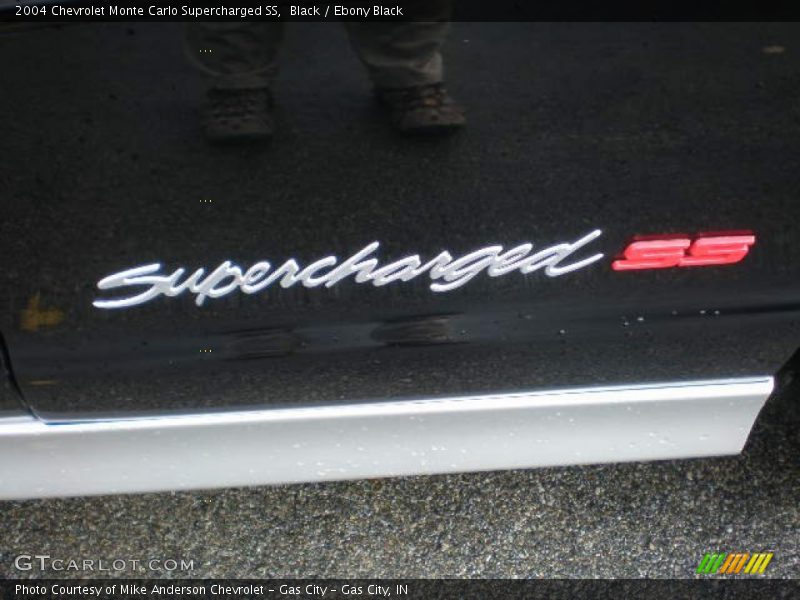 Black / Ebony Black 2004 Chevrolet Monte Carlo Supercharged SS