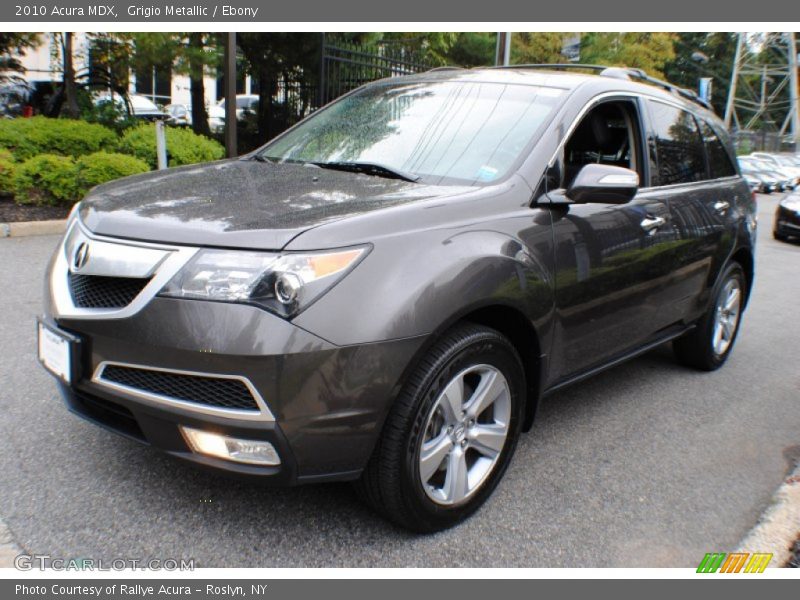 Grigio Metallic / Ebony 2010 Acura MDX