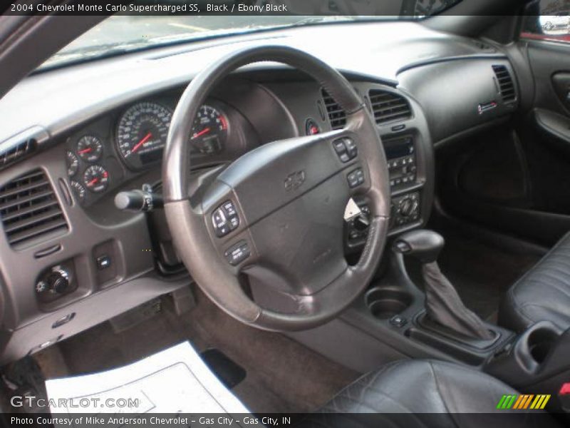 Black / Ebony Black 2004 Chevrolet Monte Carlo Supercharged SS