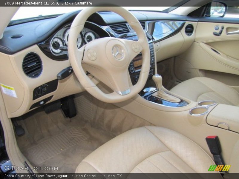 Black / Cashmere 2009 Mercedes-Benz CLS 550