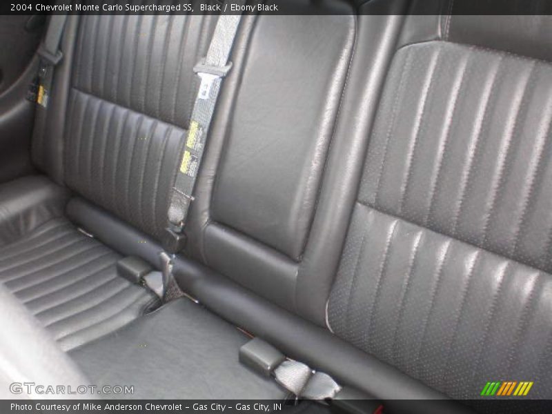 Black / Ebony Black 2004 Chevrolet Monte Carlo Supercharged SS