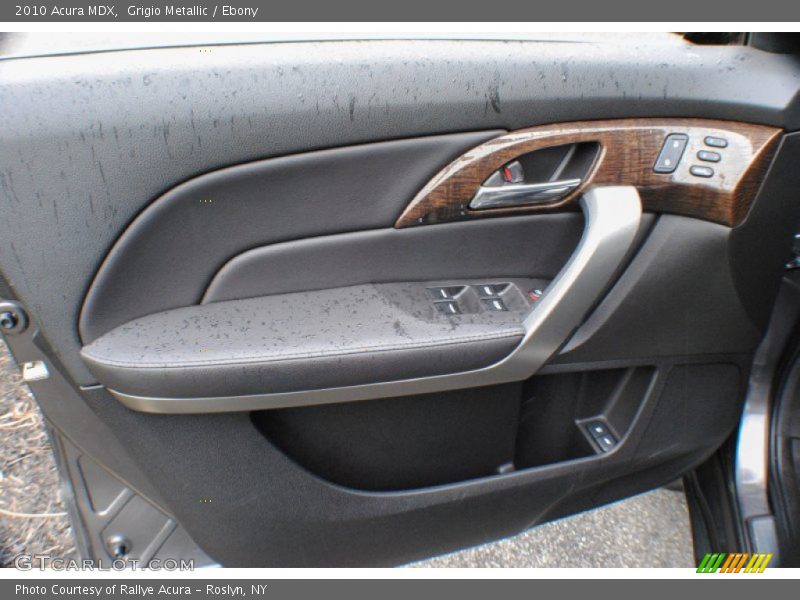 Grigio Metallic / Ebony 2010 Acura MDX