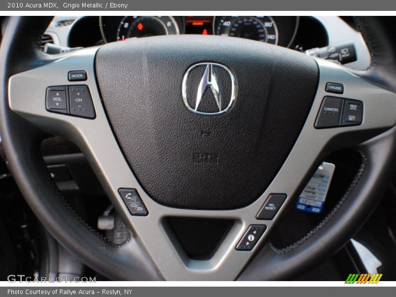 Grigio Metallic / Ebony 2010 Acura MDX