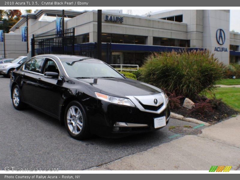 Crystal Black Pearl / Ebony 2010 Acura TL 3.5