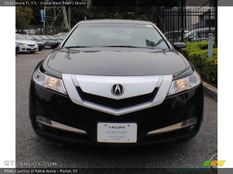 Crystal Black Pearl / Ebony 2010 Acura TL 3.5
