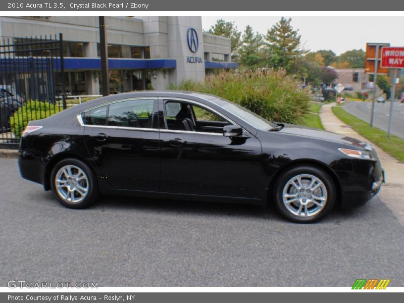 Crystal Black Pearl / Ebony 2010 Acura TL 3.5