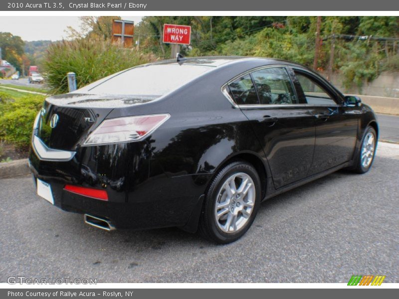 Crystal Black Pearl / Ebony 2010 Acura TL 3.5