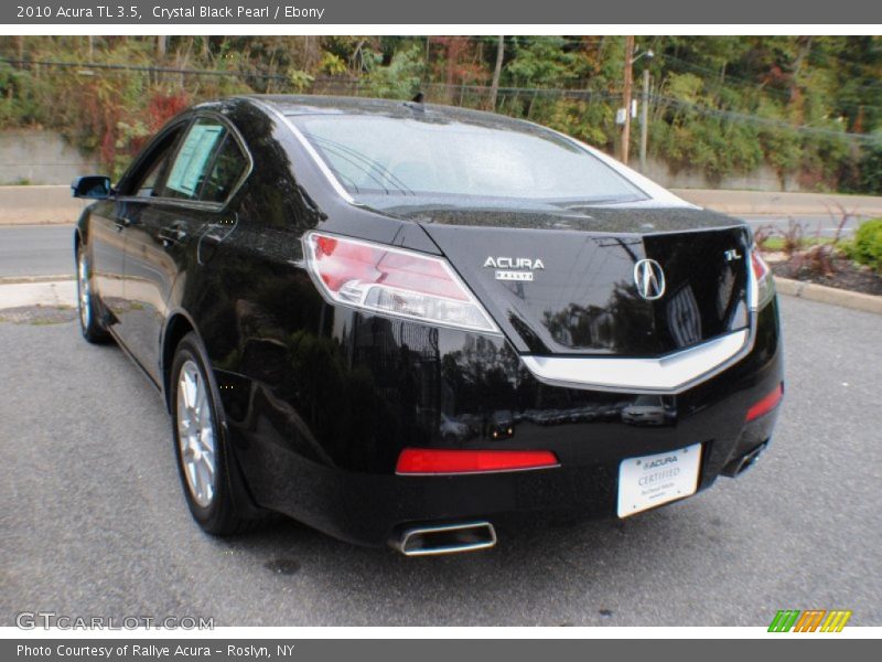 Crystal Black Pearl / Ebony 2010 Acura TL 3.5
