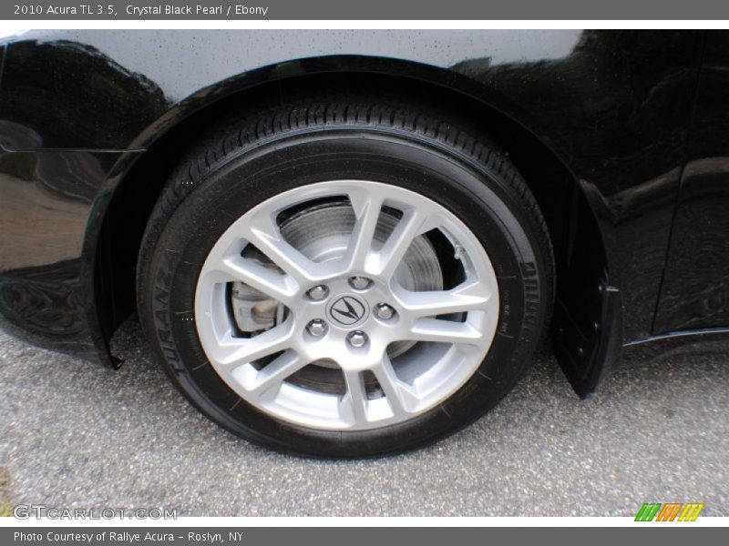 Crystal Black Pearl / Ebony 2010 Acura TL 3.5