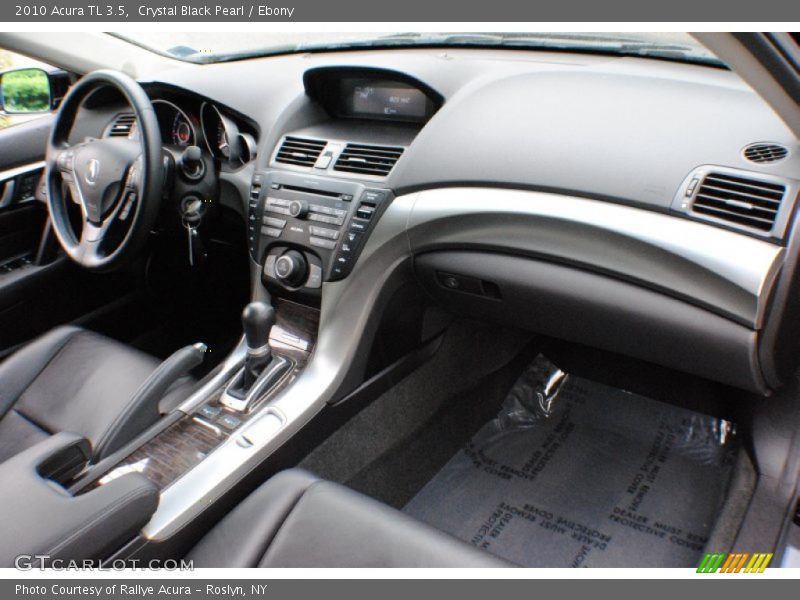 Crystal Black Pearl / Ebony 2010 Acura TL 3.5