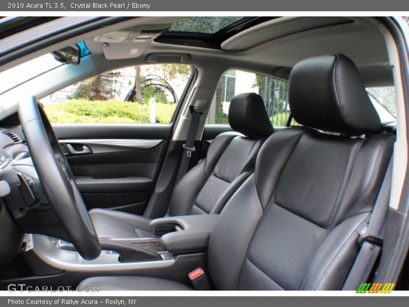 Crystal Black Pearl / Ebony 2010 Acura TL 3.5
