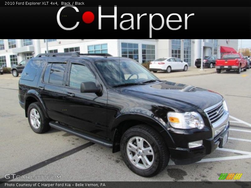 Black / Black 2010 Ford Explorer XLT 4x4