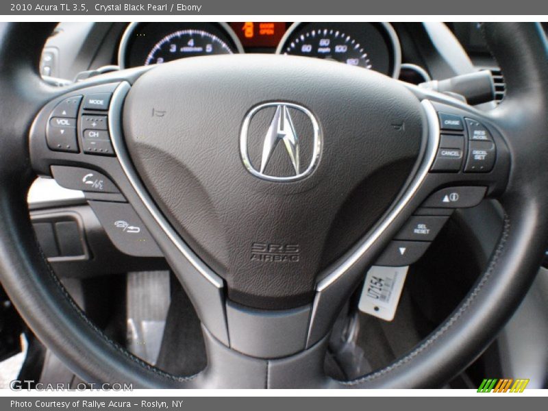Crystal Black Pearl / Ebony 2010 Acura TL 3.5