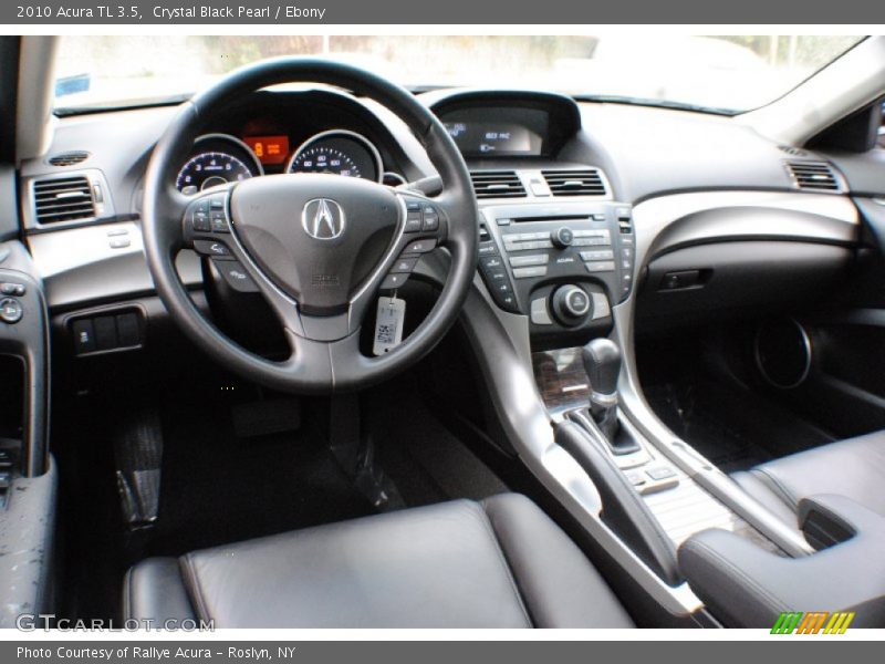 Crystal Black Pearl / Ebony 2010 Acura TL 3.5