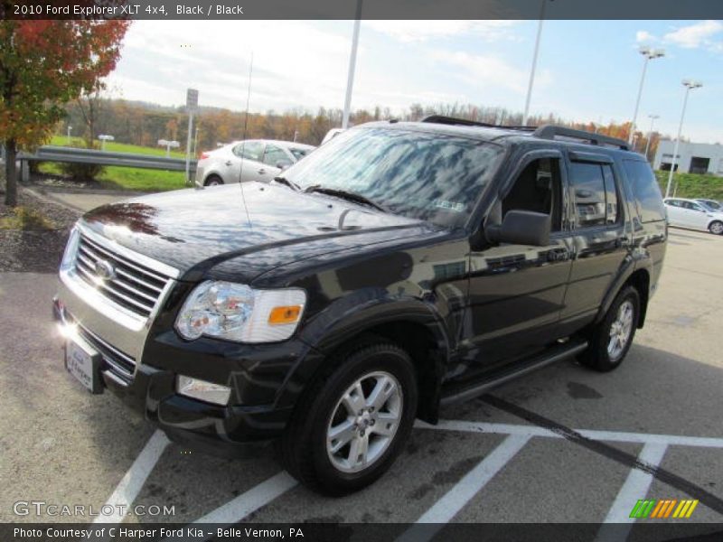 Black / Black 2010 Ford Explorer XLT 4x4