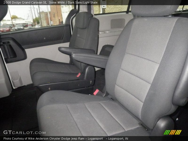 Stone White / Dark Slate/Light Shale 2008 Dodge Grand Caravan SE