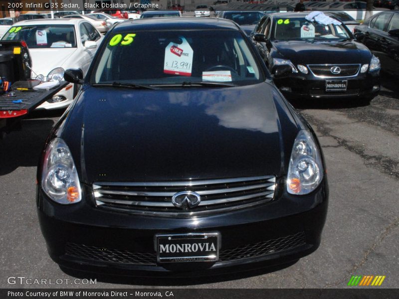 Black Obsidian / Graphite 2005 Infiniti G 35 Sedan