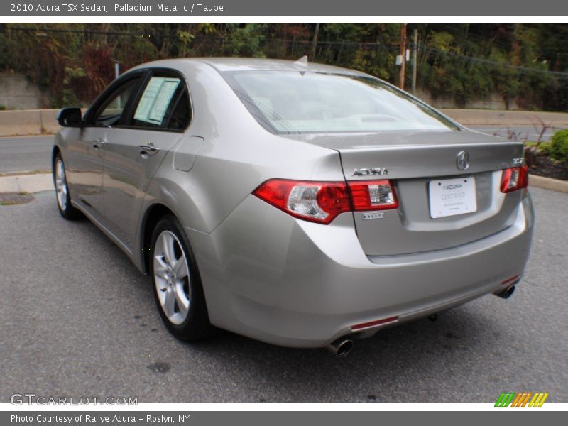 Palladium Metallic / Taupe 2010 Acura TSX Sedan