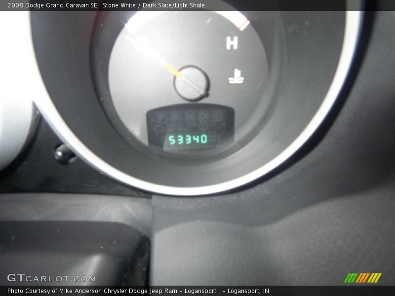 Stone White / Dark Slate/Light Shale 2008 Dodge Grand Caravan SE