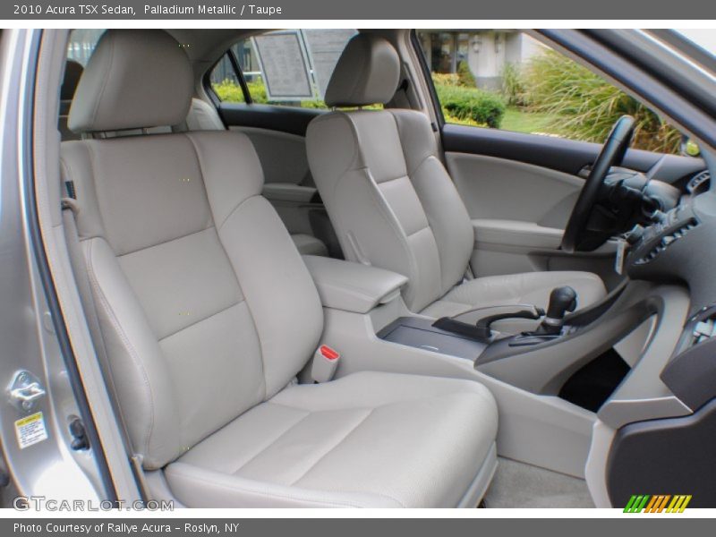 Palladium Metallic / Taupe 2010 Acura TSX Sedan