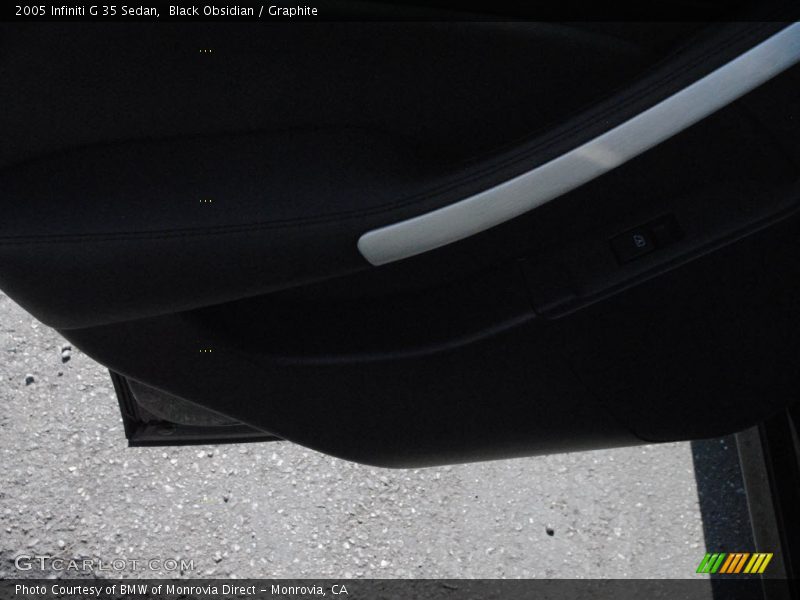 Black Obsidian / Graphite 2005 Infiniti G 35 Sedan