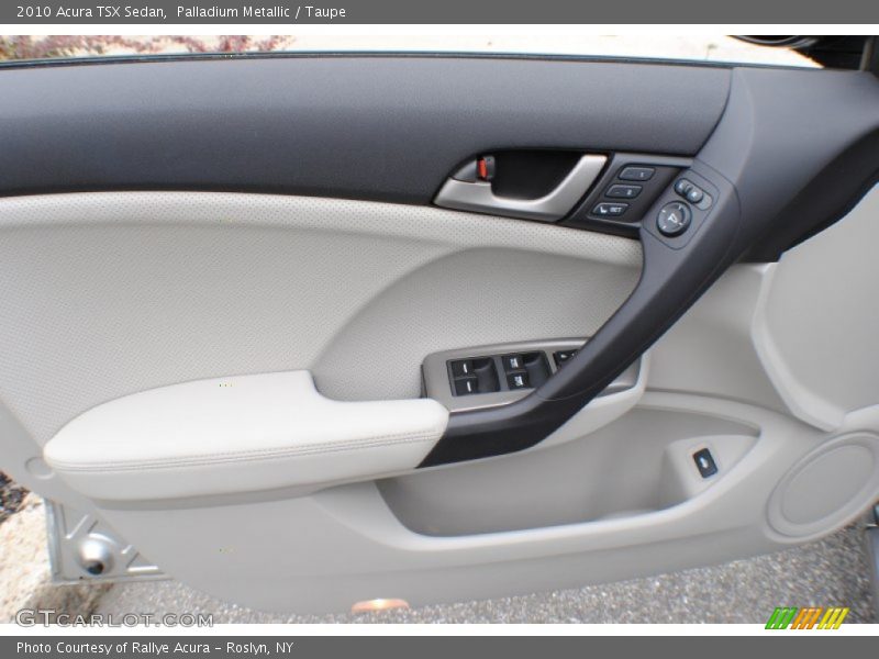 Palladium Metallic / Taupe 2010 Acura TSX Sedan