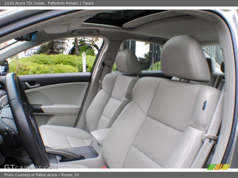 Palladium Metallic / Taupe 2010 Acura TSX Sedan