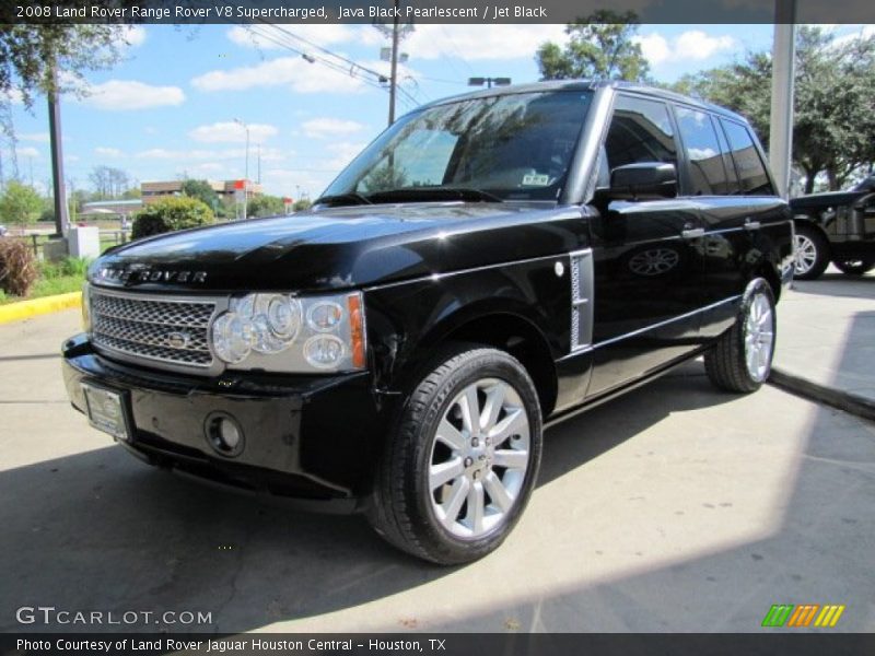 Java Black Pearlescent / Jet Black 2008 Land Rover Range Rover V8 Supercharged