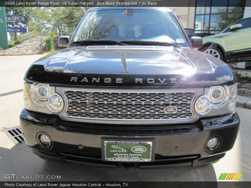 Java Black Pearlescent / Jet Black 2008 Land Rover Range Rover V8 Supercharged