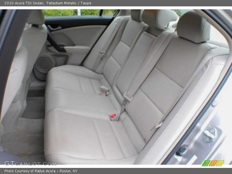 Palladium Metallic / Taupe 2010 Acura TSX Sedan