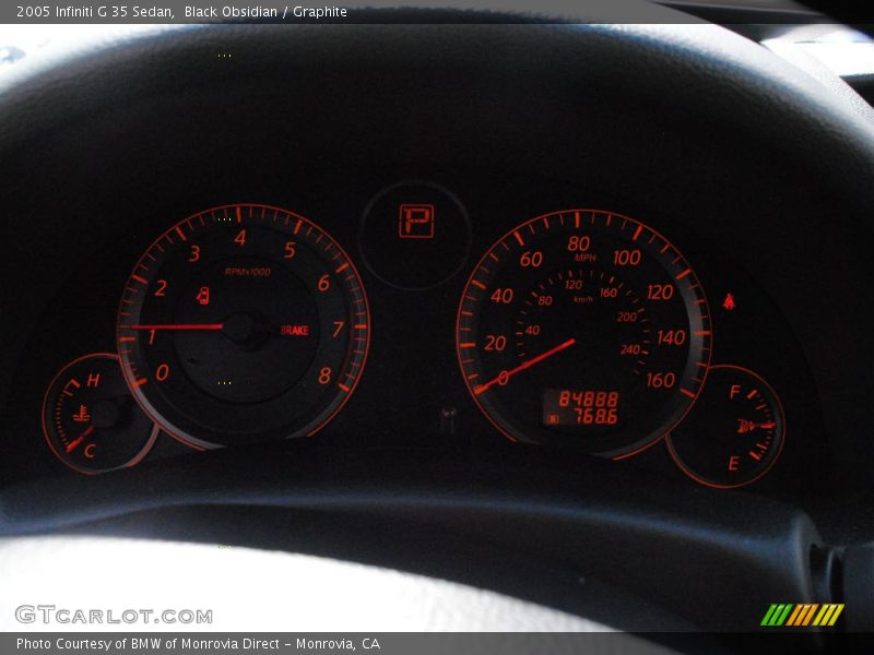 Black Obsidian / Graphite 2005 Infiniti G 35 Sedan