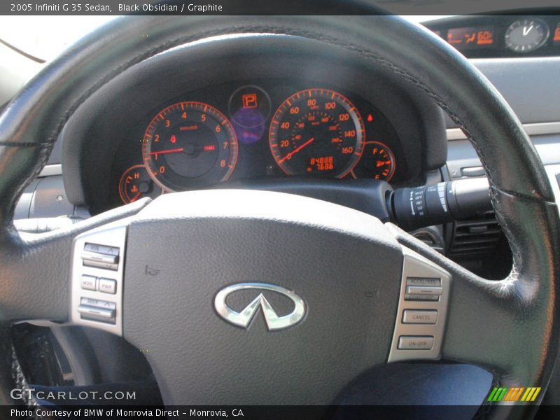 Black Obsidian / Graphite 2005 Infiniti G 35 Sedan