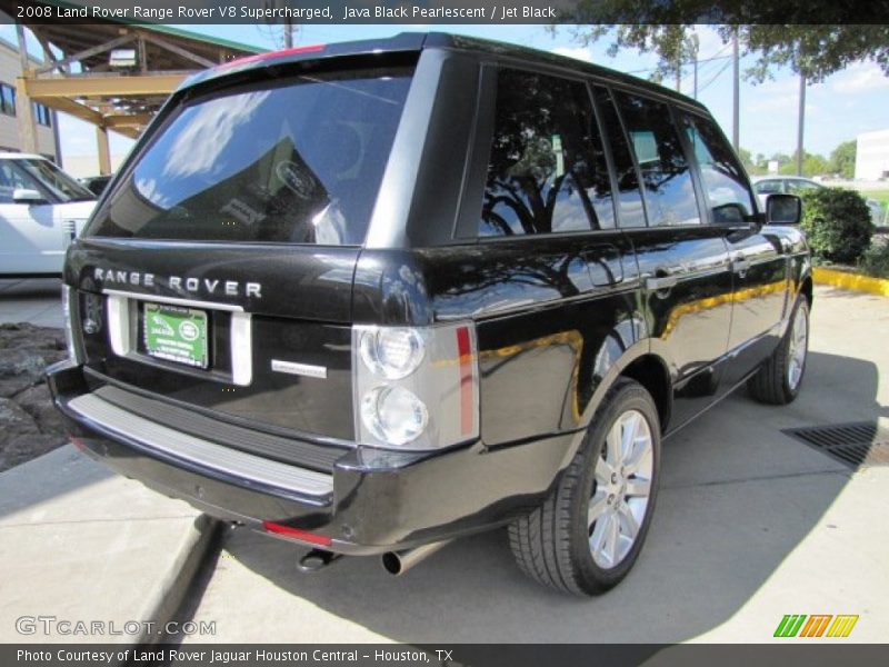 Java Black Pearlescent / Jet Black 2008 Land Rover Range Rover V8 Supercharged
