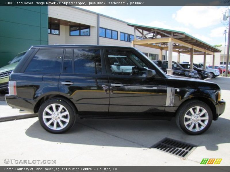 Java Black Pearlescent / Jet Black 2008 Land Rover Range Rover V8 Supercharged