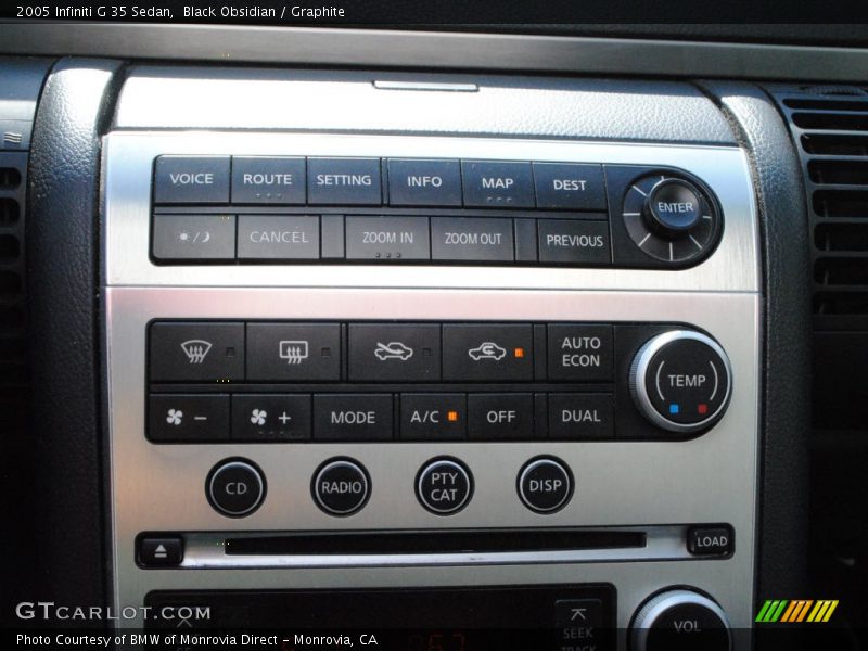 Black Obsidian / Graphite 2005 Infiniti G 35 Sedan