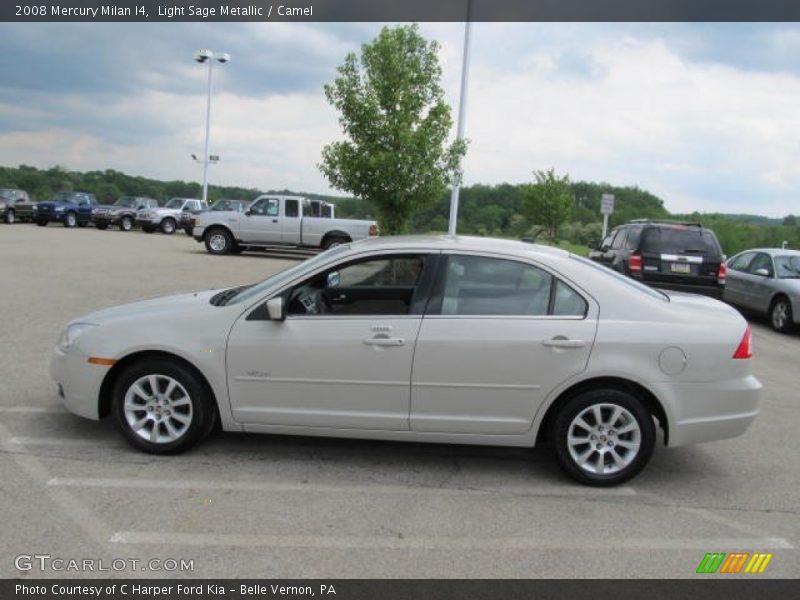 Light Sage Metallic / Camel 2008 Mercury Milan I4