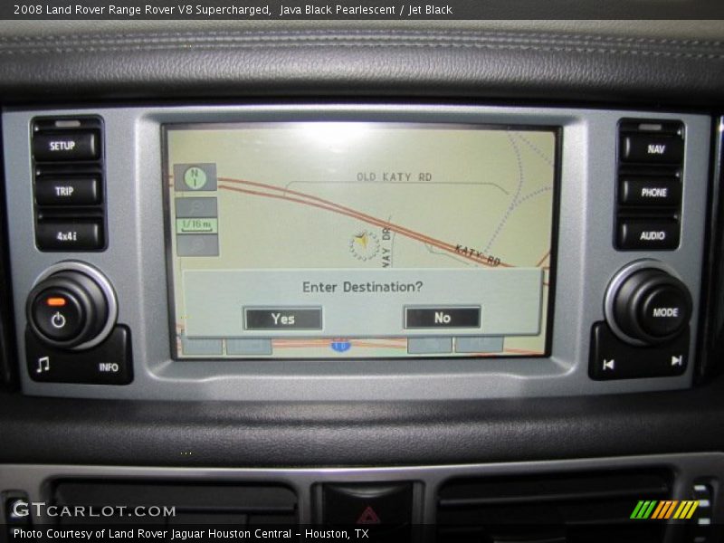 Java Black Pearlescent / Jet Black 2008 Land Rover Range Rover V8 Supercharged