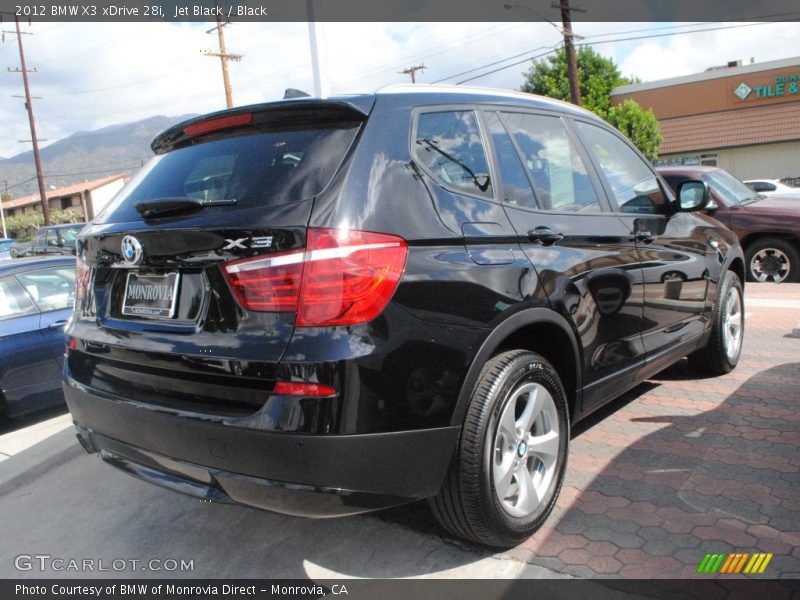 Jet Black / Black 2012 BMW X3 xDrive 28i