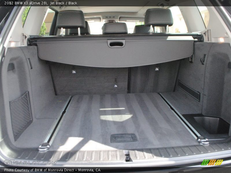 Jet Black / Black 2012 BMW X3 xDrive 28i